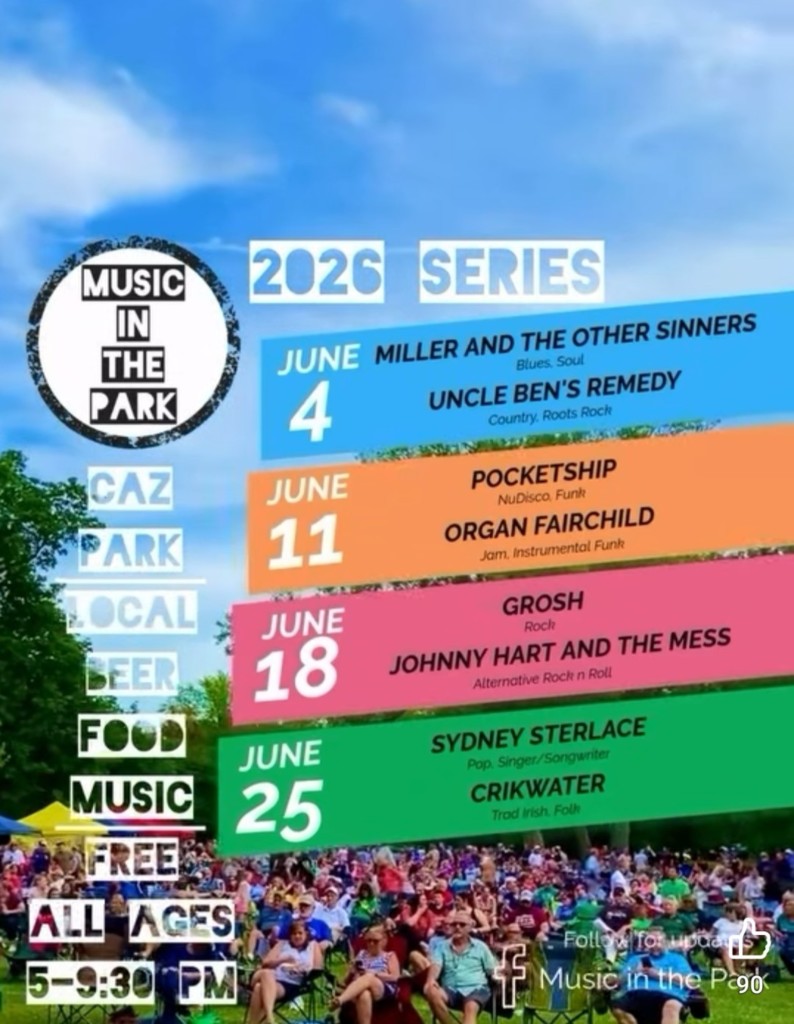 Music in the Park - Caz Park Music in the Park - Caz Park