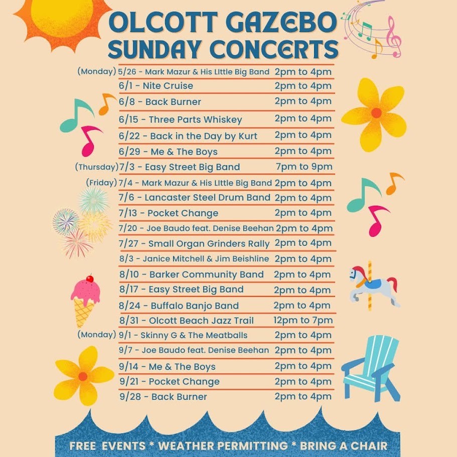 Olcott Gazebo Sunday Concerts Olcott Gazebo Sunday Concerts