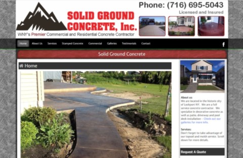 Concrete Contractor - Solid Ground Concrete